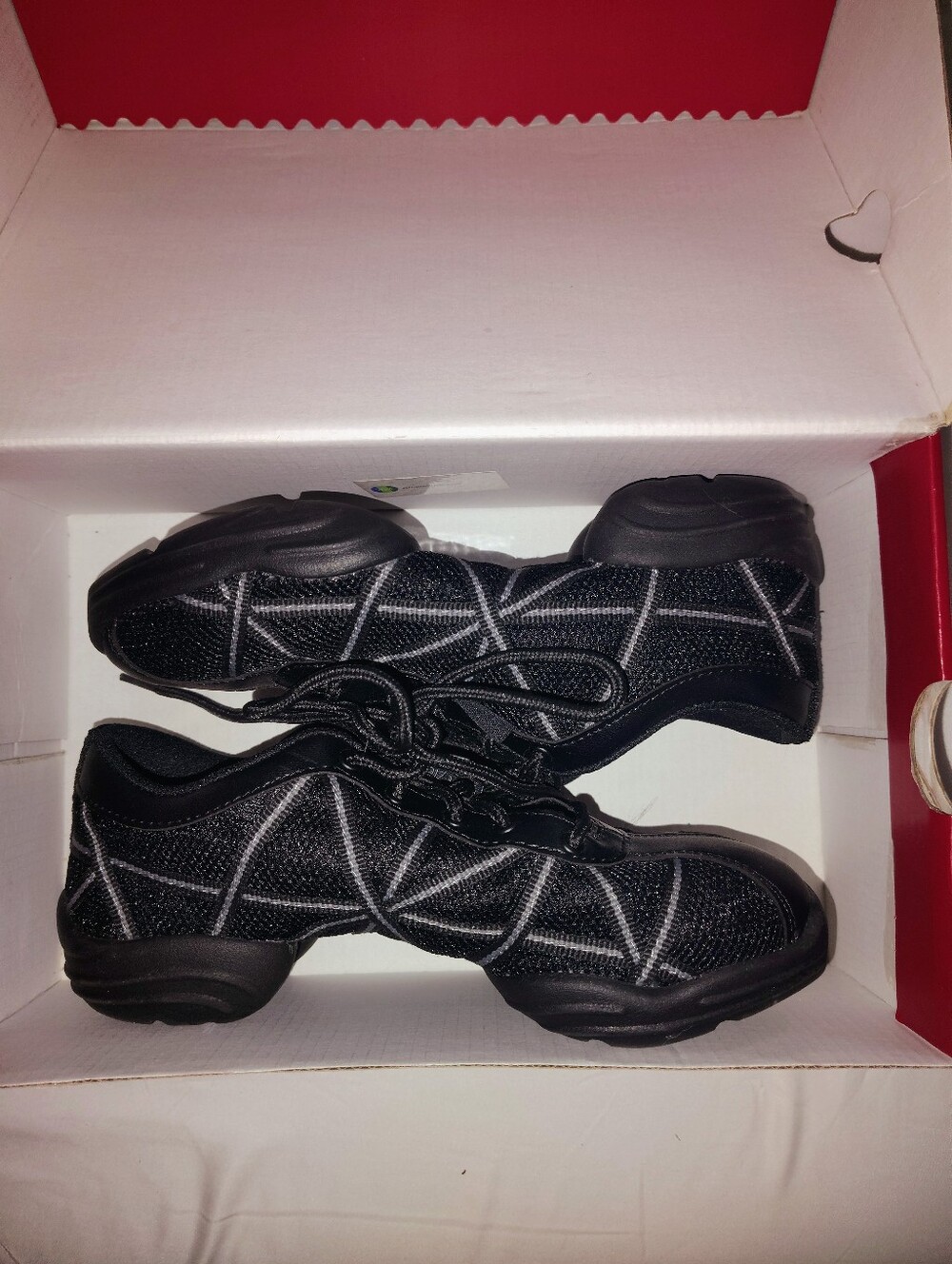 Capezio Dance Sneakers with Reflective Trim